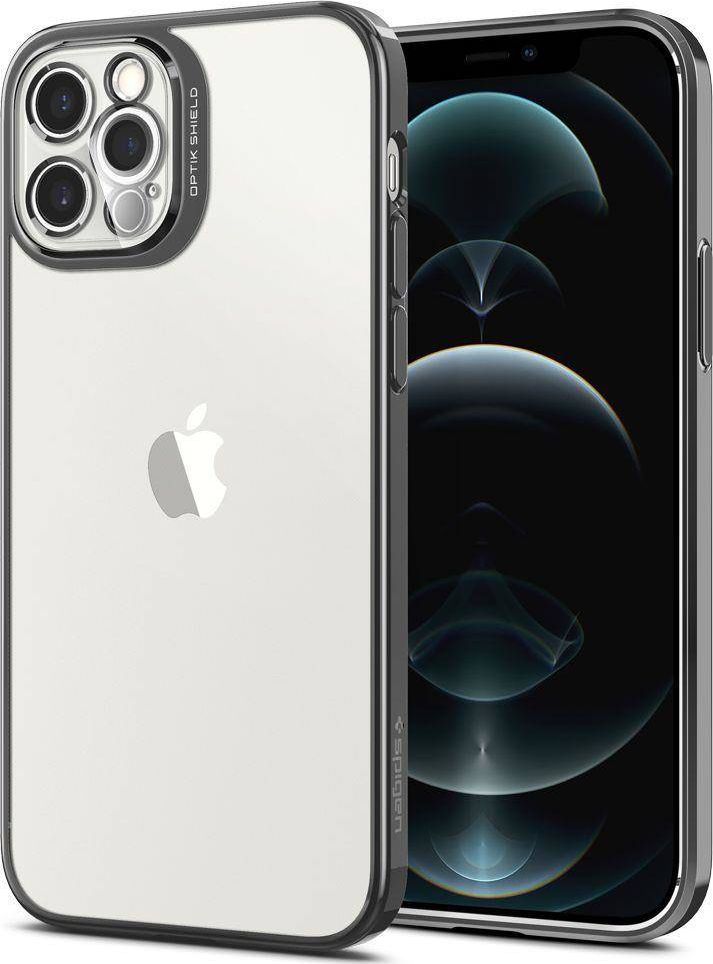 Spigen SPIGEN OPTIK CRYSTAL IPHONE 12 PRO CHROME GREY 1