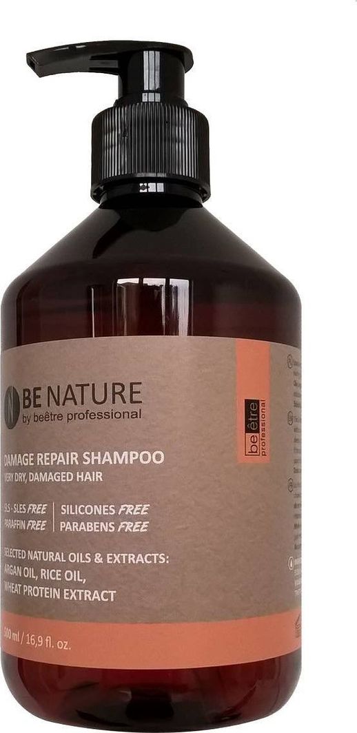 BE NATURE BE NATURE DAMAGE REPAIR szampon 500ml 1