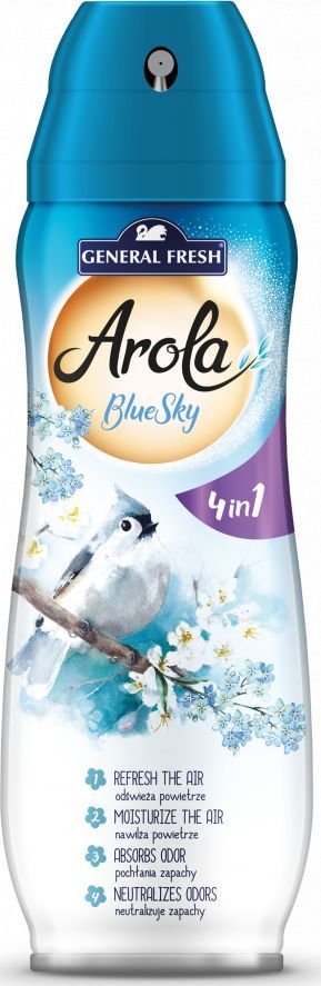 General Fresh GENERAL FRESH AROLA Blue Sky 4w1 300ml - odświeżacz powietrza w aerozolu 1