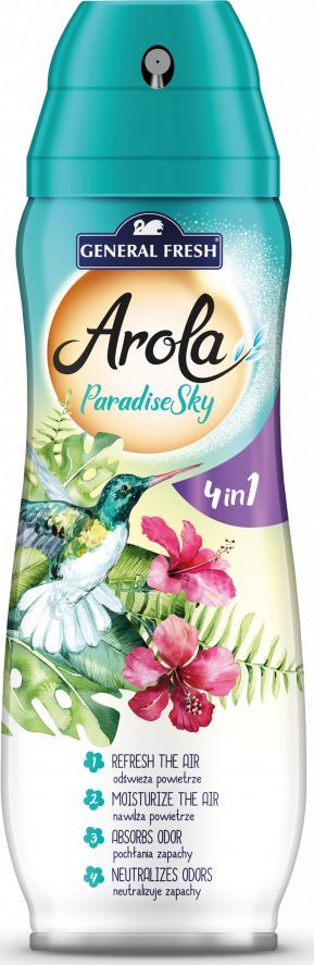 General Fresh GENERAL FRESH AROLA Paradise Sky 4w1 300ml - odświezacz powietrza w aerozolu 1