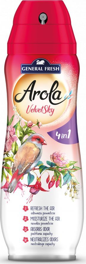 General Fresh GENERAL FRESH AROLA Velvet Sky 4w1 300ml - odświezacz powietrza w aerozolu 1