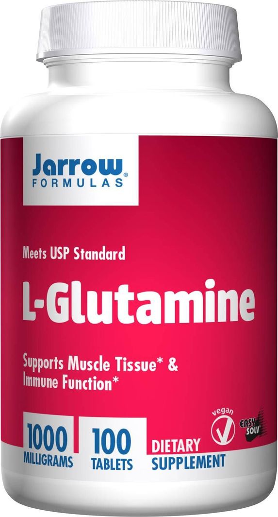 JARROW FORMULAS Jarrow Formulas - L-Glutamina, 1000mg, 100 tabletek 1