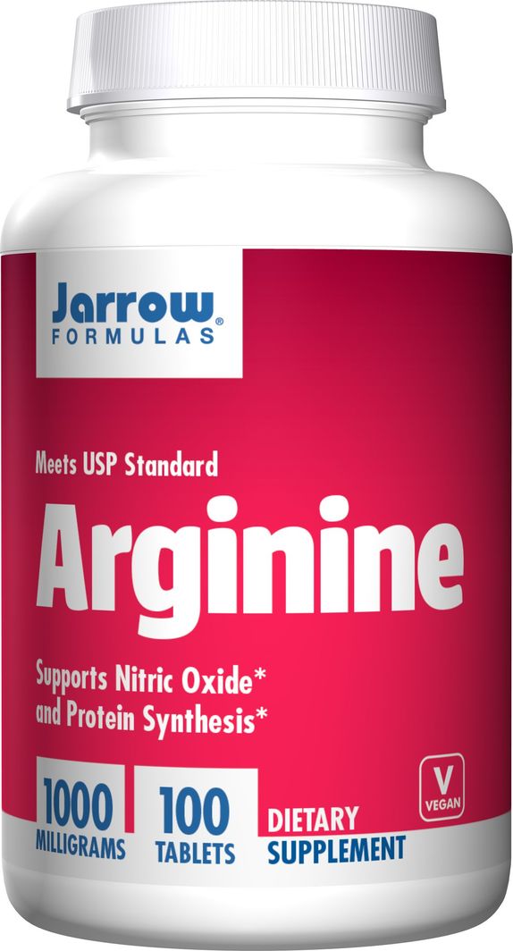 JARROW FORMULAS Jarrow Formulas - Arginina, 1000mg, 100 tabletek 1