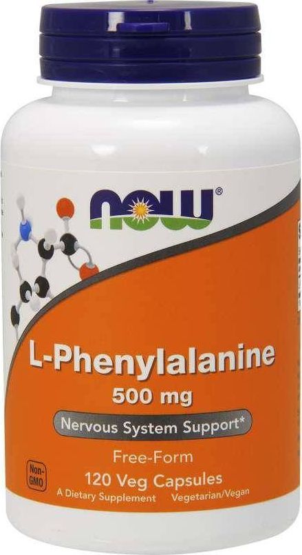 NOW Foods NOW Foods - L-Fenyloalanina, 500 mg, 120 kapsułek 1