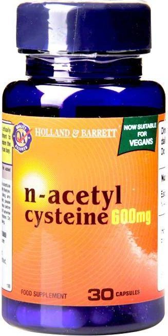 Holland & Barrett Holland & Barrett - N-Acetylocysteina, 600mg, 30 kapsułek 1