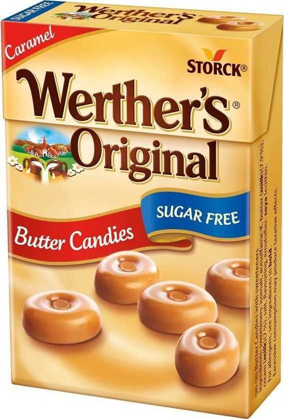 Storck Cukierki karmelki mleczne Bez Cukru 42 g - Werther's Original 1