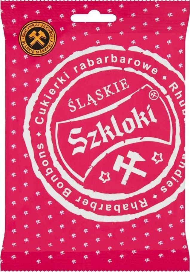 VISA BELL Cukierki Śląskie Szkloki rabarbarowe 80 g - Visa Bell 1