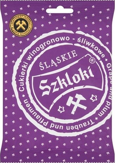 VISA BELL Cukierki Śląskie Szkloki winogronowo - śliwkowe 80g - Visa Bell 1