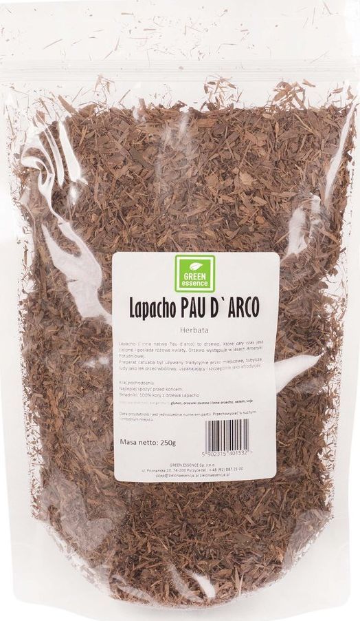 GREEN ESSENCE Lapacho PAU D`ARCO 250 g Herbata Inków - kora cięta 1