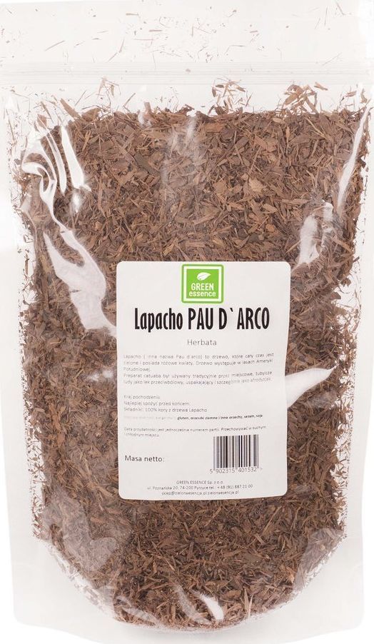 GREEN ESSENCE Lapacho PAU D`ARCO 500 g Herbata Inków - kora cięta 1