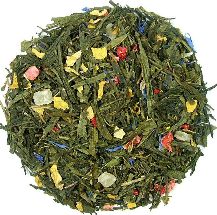 GREEN ESSENCE Herbata zielona Sencha - Lady Diana 50 g - owocowy aromat 1