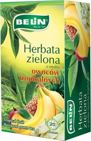 Big Active BELiN Herbata zielona Green Tea z owocami - 4 szt 1