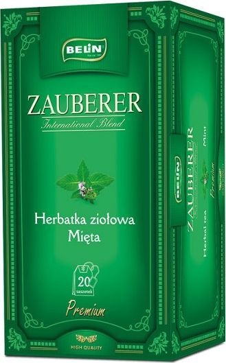 Big Active BELiN Herbata ziołowa miętowa Zauberer kopertowana - 4szt 1