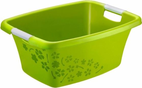 Rotho Miska do magla 25 L FLOWERS jasny zielony 1
