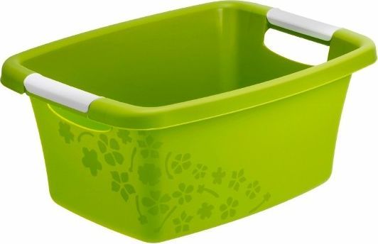 Rotho Miska z uchwytami 12 L FLOWERS jasny zielony 1
