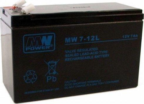 MW Power Akumulator 12V/7Ah (MW7-12L) 1