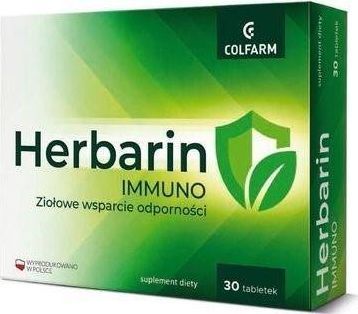 Colfarm Herbarin Immuno, 30 tabletek - Długi termin ważności! 1