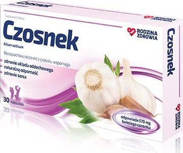 Silesian Pharma Rodzina Zdrowia Czosnek 30 kapsułek - Długi termin ważności! 1