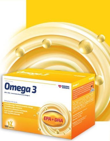 Silesian Pharma Rodzina Zdrowia Omega 3 120 kapsułek - Długi termin ważności! 1