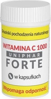 UNIPHAR Witamina C 1000 Forte, 30 kapsułek - Długi termin ważności! 1