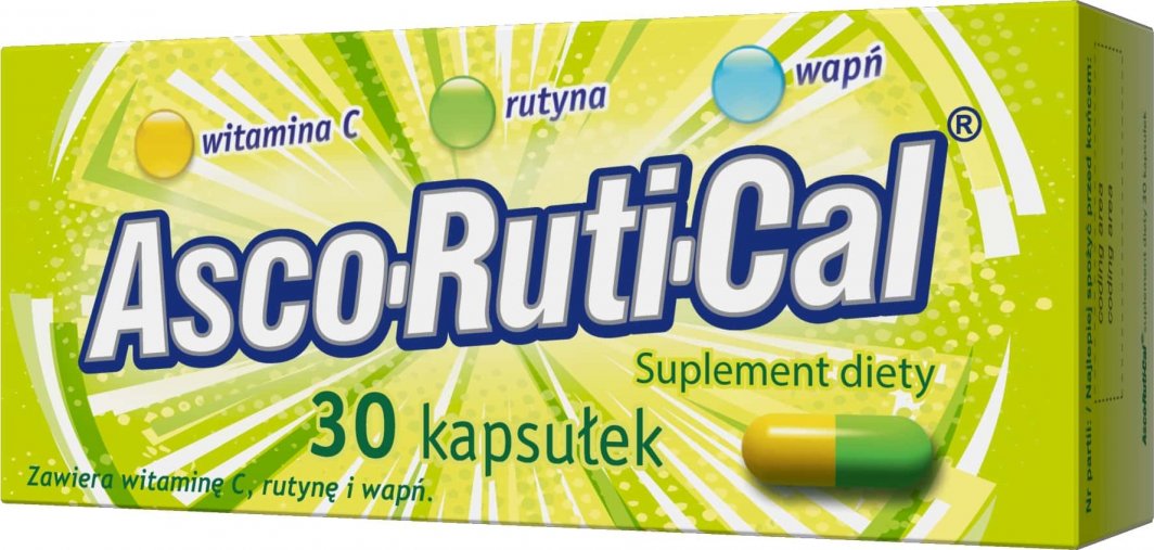 Valeant Ascorutical 30 kapsułek - Długi termin ważności! 1