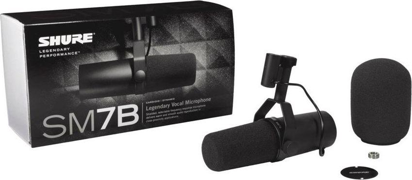SHURE　SM7B Shure SM7B Dynamiczny mikrofon wokalny do transmisji