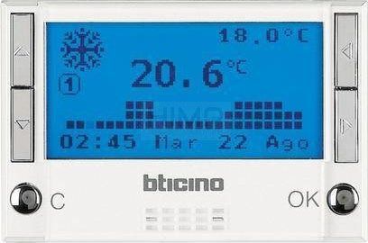 Bticino AXOLUTE MYHOME - CENTRALKA/CHRONOTERMOSTAT 3M Biała Legrand HD4695 himp 1