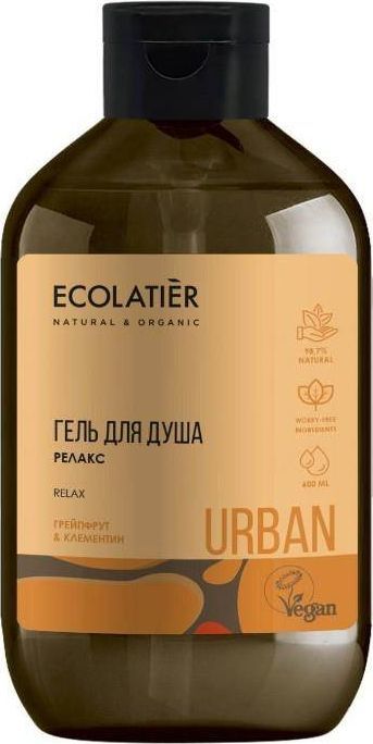 Ecolatier ECLU żel pod prysznic Grejpfrut i klementyna, 600ml 1