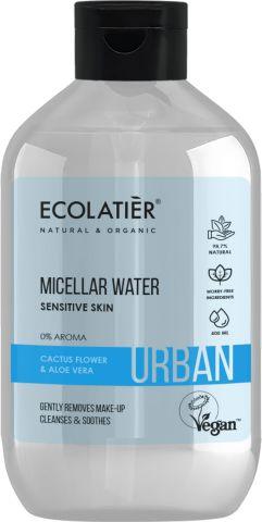 Ecolatier Woda Micelarna Kwiat Kaktusa i Aloes 400 ml 1