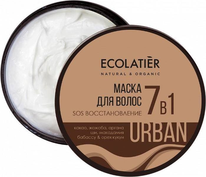 Ecolatier ECLU maska do wł. 7w1 regener., Kakao i jojoba, 380ml 1