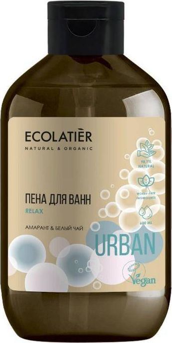 Ecolatier ECLU pianka do kąpieli Amarant i biała herbata, 600ml 1