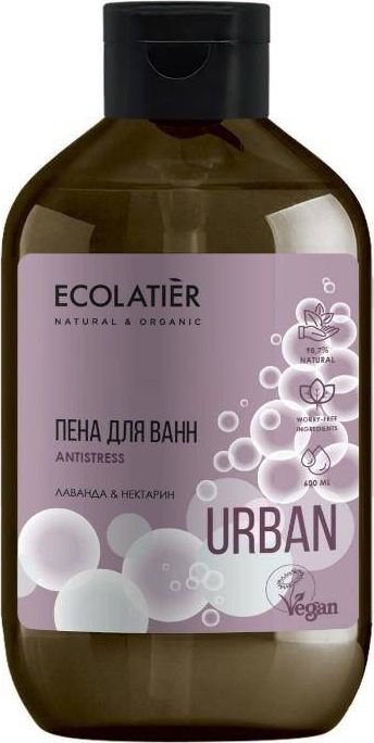 Ecolatier ECLU pianka do kąpieli Lawenda i nektarynka, 600ml 1