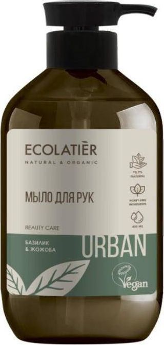 Ecolatier ECLU mydło do rąk Bazylia i jojoba, 400ml 1