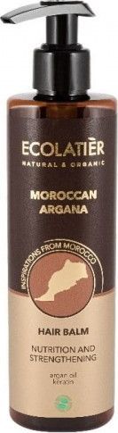 Ecolatier ECL balsam do wł. Odżyw. i wzmoc., Marok. argana, 250ml 1
