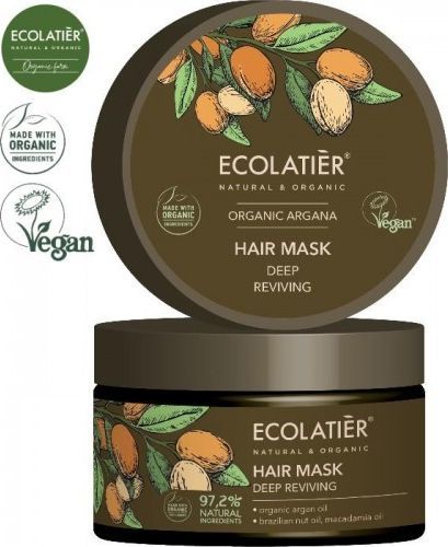 Ecolatier ECL ORGANIC maska do włosów Argana, 250 ml 1