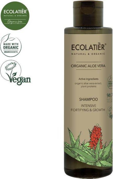 Ecolatier ECL ORGANIC szampon do włosów Aloe Vera, 250 ml 1