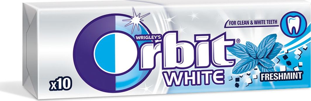 Orbit Orbit white freshmint guma 10 drażetek 14g 1