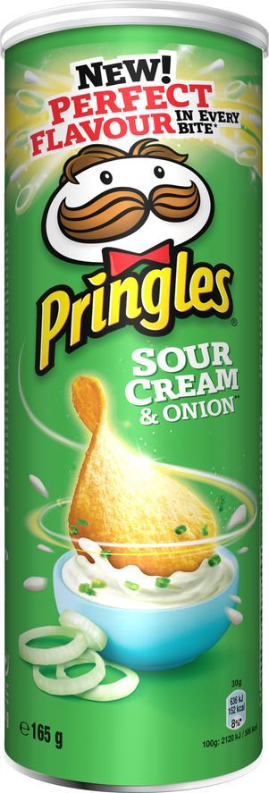 Pringles Pringles chipsy ziemniaczane śmietana cebula 165g 1