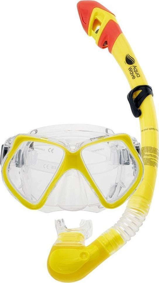 AquaWave Zestaw do nurkowania dla dorosłych Marlin Set Żółty 1
