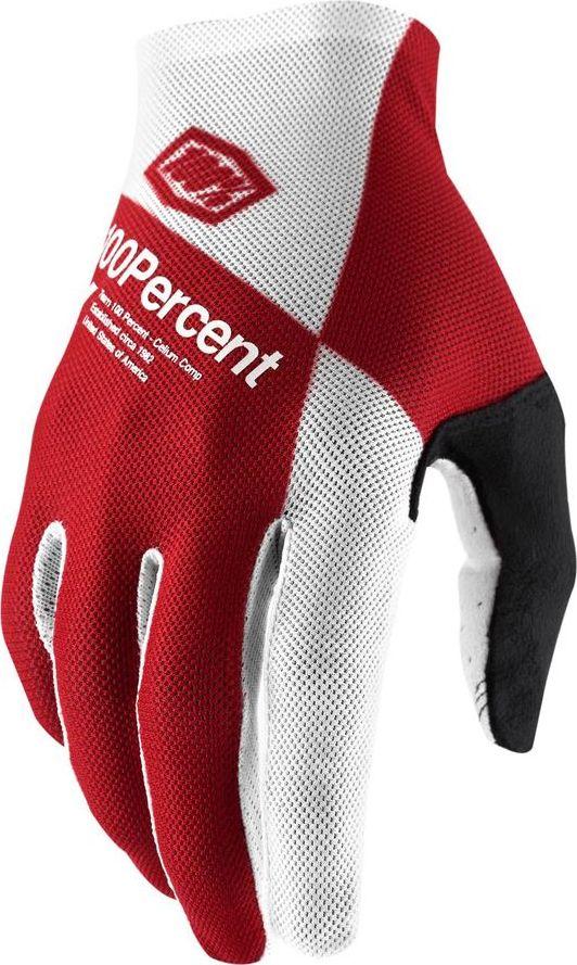 100% Rękawiczki 100% CELIUM Glove cherry silver roz. M (długość dłoni 187-193 mm) (NEW) 1