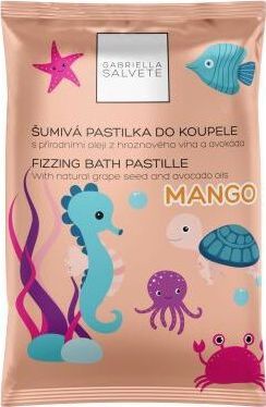 Gabriella Salvete  Fizzing Bath Pastille Pianka do kąpieli 40g Mango 1