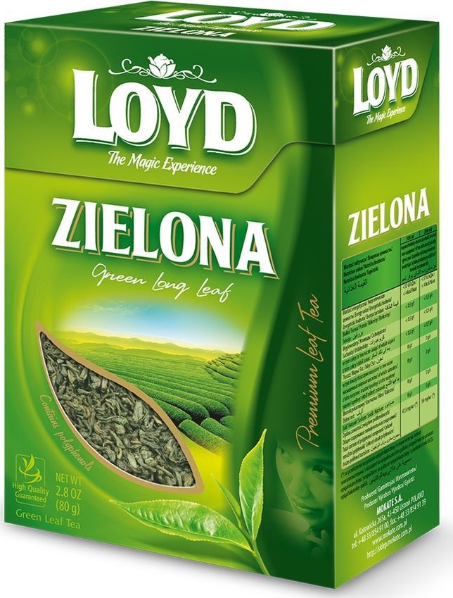 POSTI  Loyd zielona herbata liściasta 80g 1