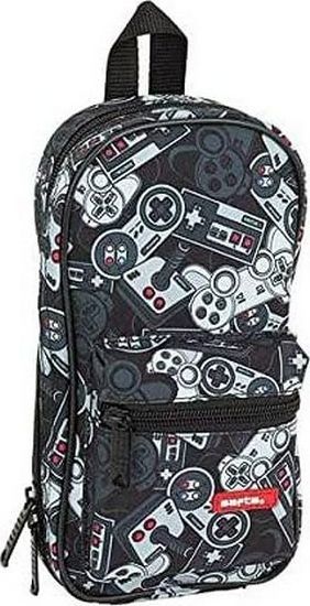 Piórnik Safta Piórnik w kształcie Plecaka Safta Welcome Gamers Czarny 1