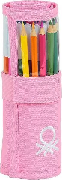 Piórnik Benetton Piórnik Benetton Blooming Walcowanie Różowy (27 Części) 1