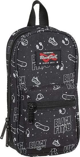 Piórnik Blackfit8 Piórnik w kształcie Plecaka BlackFit8 Sport Galaxy Czarny 1