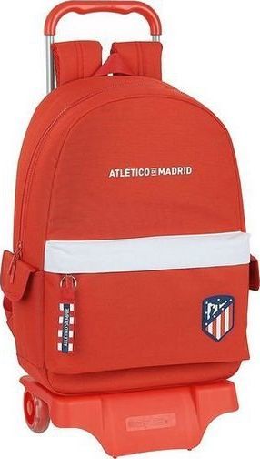 Atletico Torba szkolna z kółkami 905 Atltico Madrid Biały Czerwony 1