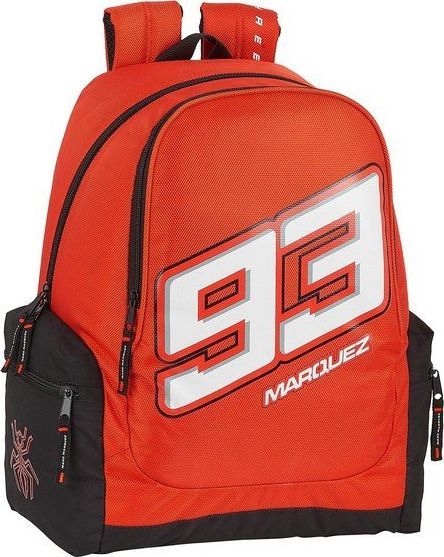 Marc Marquez Plecak szkolny Marc Marquez Czarny Czerwony 1