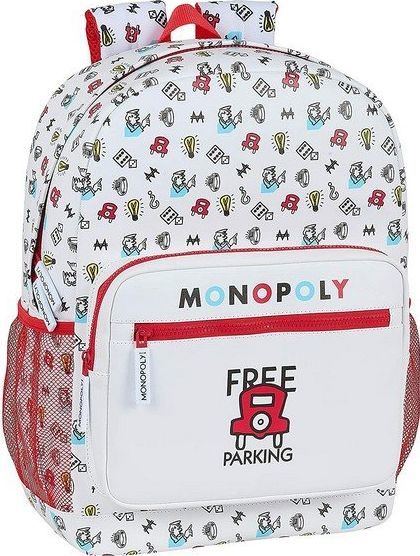 Monopoly Plecak szkolny Monopoly Biały 1