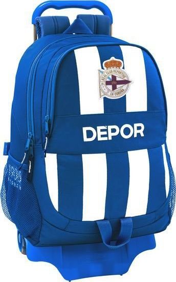 Deportivo de la Corua Torba szkolna z kółkami 905 R. C. Deportivo de La Corua Niebieski Biały 1