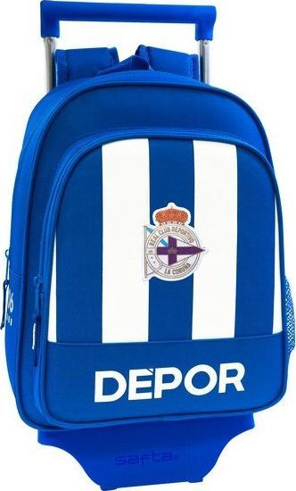 Deportivo de la Corua Torba szkolna z kółkami 705 R. C. Deportivo de La Corua Niebieski Biały 1